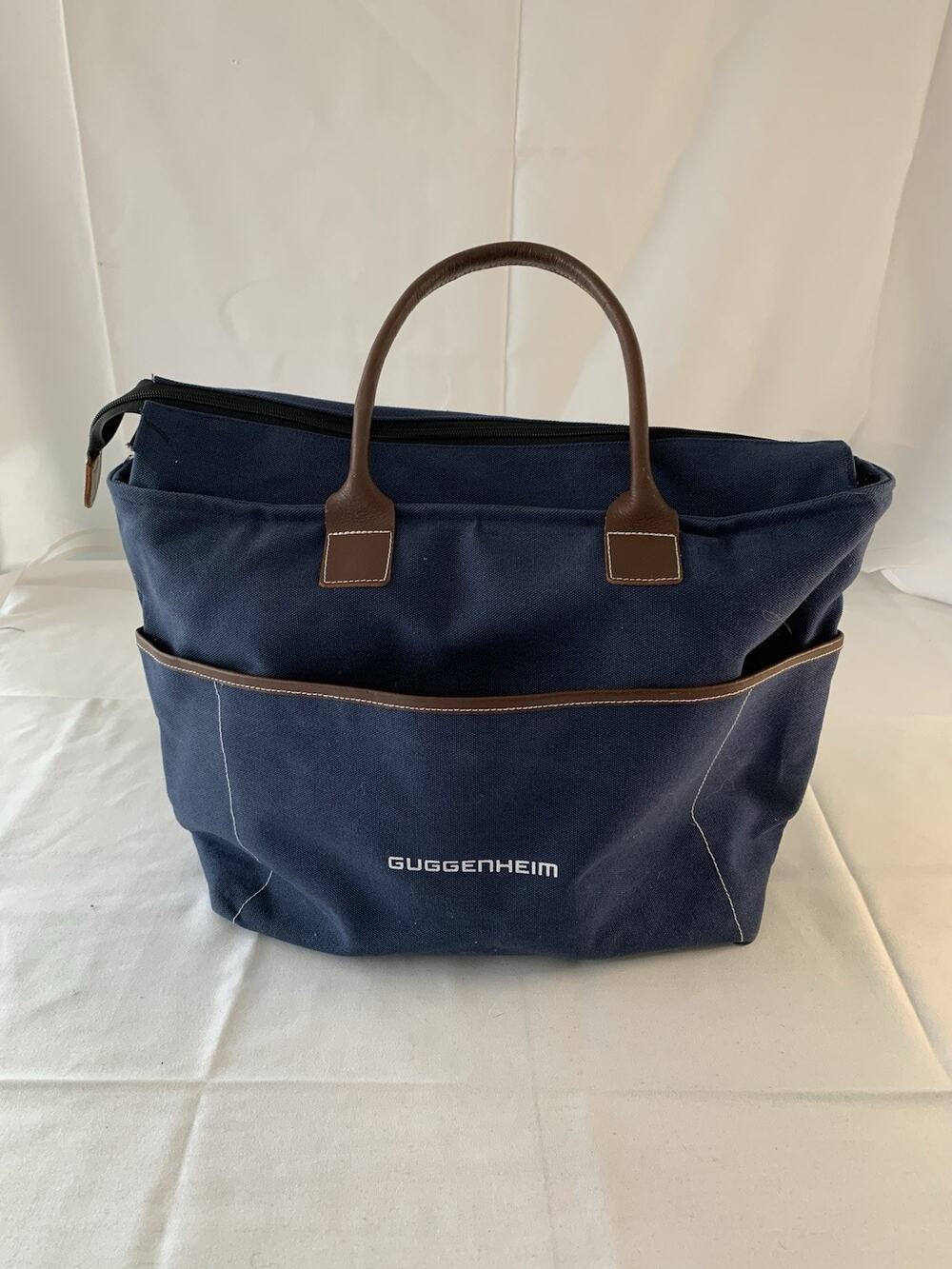Guggenheim Tote Style Navy Blue Bag